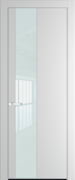 Межкомнатная дверь Profil Doors Orange 19 PE.O Белый лак Крем Вайт (RAL 120-02) Серебро