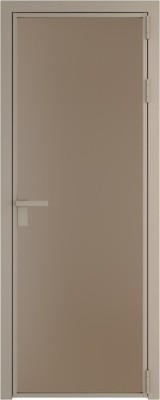 Алюминиевая дверь Profil Doors 1 AG Никель матовый Монохром капучино