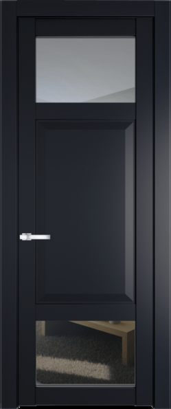 Межкомнатная дверь Profil Doors 1.3.4 PD Прозрачное Нэви Блу (RAL 7016)