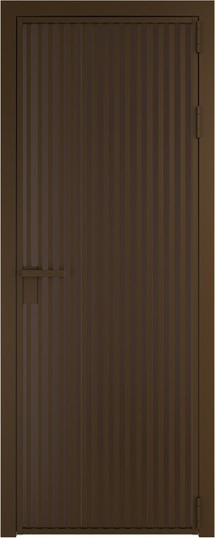 Алюминиевая дверь Profil Doors 11 AG Деорэ Монохром шоколад