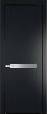 Межкомнатная дверь Profil Doors 1.4 P Lacobel Серебряный лак Блэк