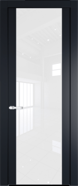 Межкомнатная дверь Profil Doors 1.7 P Лак классик Нэви Блу (RAL 7016)