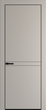 Межкомнатная дверь Profil Doors 11 PE Сэнд Черный матовый RAL9005