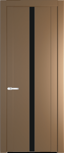 Межкомнатная дверь Profil Doors 1.8 P Монохром черный Перламутр золото