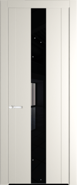Межкомнатная дверь Profil Doors 1.9 P Lacobel Черный лак Перламутр белый