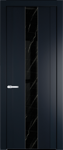 Межкомнатная дверь Profil Doors 1.9 P Неро мрамор Нэви Блу (RAL 7016)