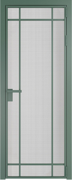 Алюминиевая дверь Profil Doors 5 AG Зеленый воск Кризет