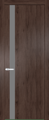 Межкомнатная дверь Profil Doors 18 NW Монохром серый Дуб Тобакко
