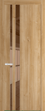 Межкомнатная дверь Profil Doors 20 NW Зеркало Bronza Дуб Карамель