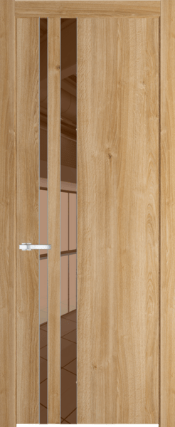 Межкомнатная дверь Profil Doors 20 NW Зеркало Bronza Дуб Карамель
