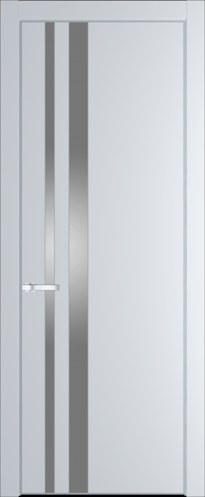 20PE Вайт (RAL 110 96 02) стекло Lacobel Серебряный лак
