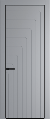 Межкомнатная дверь Profil Doors 10 PA Черный матовый RAL9005 Смоки (RAL 870-02)