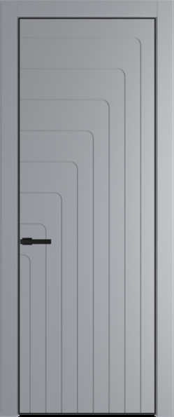 Межкомнатная дверь Profil Doors 10 PA Черный матовый RAL9005 Смоки (RAL 870-02)