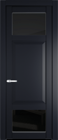 Межкомнатная дверь Profil Doors 1.3.4 PD Черное тонированное Нэви Блу (RAL 7016)
