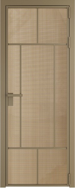 Алюминиевая дверь Profil Doors 10 AG Шампань Кризет Золото