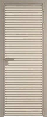 Алюминиевая дверь Profil Doors 12 AG Никель матовый Монохром жемчуг