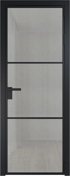 Алюминиевая дверь Profil Doors 13 AG Черный матовый Рэте