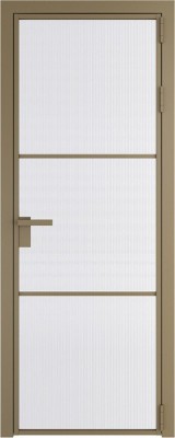 Алюминиевая дверь Profil Doors 13 AG Шампань Мору Белый