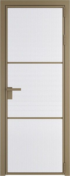 Алюминиевая дверь Profil Doors 13 AG Шампань Мору Белый