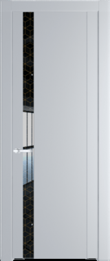 Межкомнатная дверь Profil Doors 1.2 P Лоран узор золото Лайт Грей (RAL 870-01)