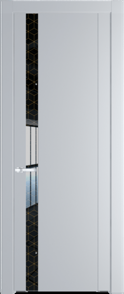 Межкомнатная дверь Profil Doors 1.2 P Лоран узор золото Лайт Грей (RAL 870-01)
