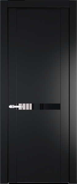 Межкомнатная дверь Profil Doors 1.4 P Lacobel Черный лак Блэк