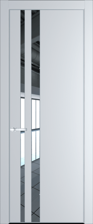 20PE Вайт (RAL 110 96 02) стекло Зеркало