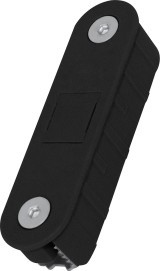 Ответная планка AGB (АГБ) для защелок Touch (для алюминиевых коробок) B02404.30.93 (черный)