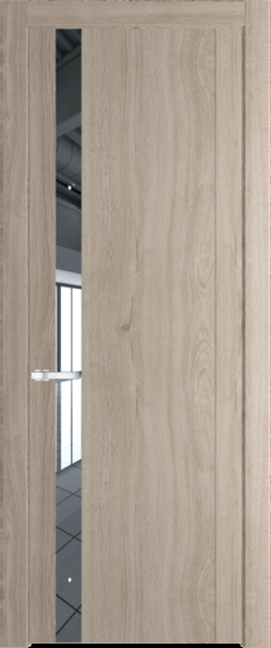 Межкомнатная дверь Profil Doors 1.2 N Зеркало Дуб Сонома