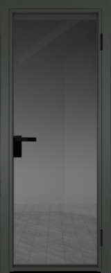 Алюминиевая дверь Profil Doors 1 AG Серая ночь Тонированное