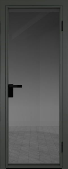 Алюминиевая дверь Profil Doors 1 AG Серая ночь Тонированное