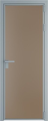 Алюминиевая дверь Profil Doors 1 AG Серебро Монохром капучино