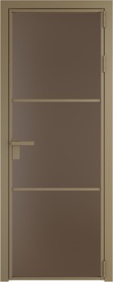 Алюминиевая дверь Profil Doors 13 AG Шампань Монохром гляссе
