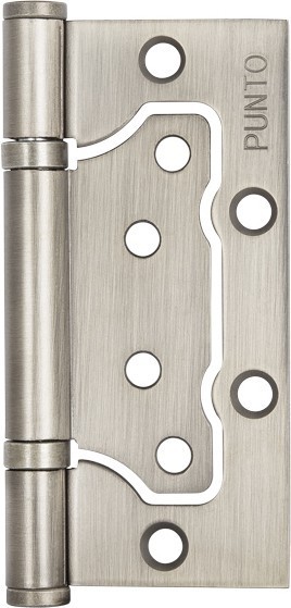 Петля Punto (Пунто) универсальная без врезки IN4200W PN (200-2B 100x2,5) мат. никель