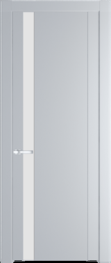 Межкомнатная дверь Profil Doors 1.2 P Монохром белый просветленный Лайт Грей (RAL 870-01)
