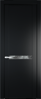 Межкомнатная дверь Profil Doors 1.4 P Атриум серебро Блэк