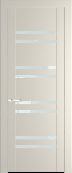 Межкомнатная дверь Profil Doors 1.6 P Белый триплекс Кремовая Магнолия (RAL 120-04)