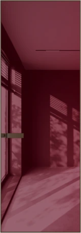 Алюминиевая дверь Profil Doors 1AGN ГЛЯНЕЦ Деорэ Бордовый лак