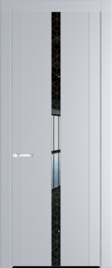 Межкомнатная дверь Profil Doors 1.8 P Лоран узор золото Лайт Грей (RAL 870-01)