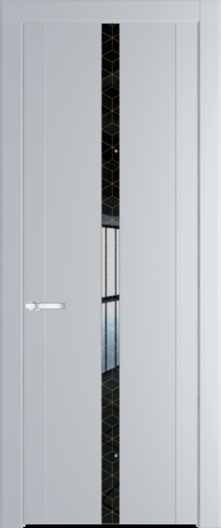 Межкомнатная дверь Profil Doors 1.8 P Лоран узор золото Лайт Грей (RAL 870-01)