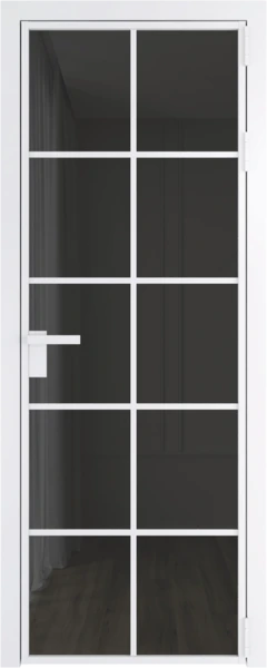 Алюминиевая дверь Profil Doors 4 AG Вайт Тонированное
