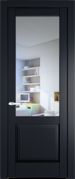 Межкомнатная дверь Profil Doors 4.2.2 PD Нэви Блу (RAL 7016) Прозрачное