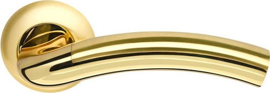 Ручка раздельная Armadillo (Армадилло) Libra LD27-1SG/GP-4 матовое золото/золото