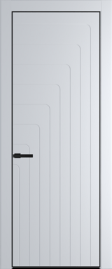 Межкомнатная дверь Profil Doors 10 PA Черный матовый Вайт (RAL 110 96 02)