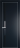 Межкомнатная дверь Profil Doors 21 PA Серебро Черный лак Нэви Блу (RAL 7016)