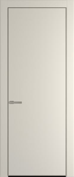 Межкомнатная дверь Profil Doors 1 PA Никель матовый Кремовая Магнолия (RAL 120-04)