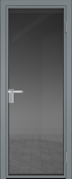 Алюминиевая дверь Profil Doors 1 AG Серебро Тонированное