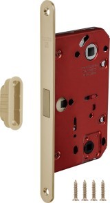 Защелка Fuaro (Фуаро) врезная магнитная MAGNM96WC-50/BL INOX SSG-39 сатин. золото (блистер)