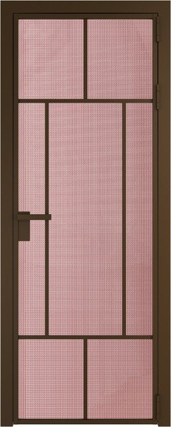 Алюминиевая дверь Profil Doors 10 AG Деорэ Кризет Розовый