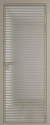 Алюминиевая дверь Profil Doors 12 AG Никель матовый Матовое